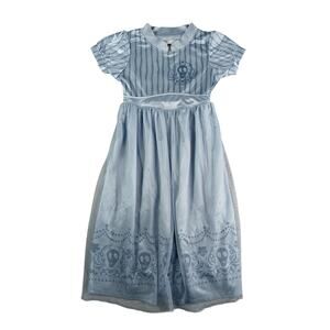 Beetlejuice Beetlejuice Costume Girls Small 6 Blue Kids Lydia Deetz Dress NWOT